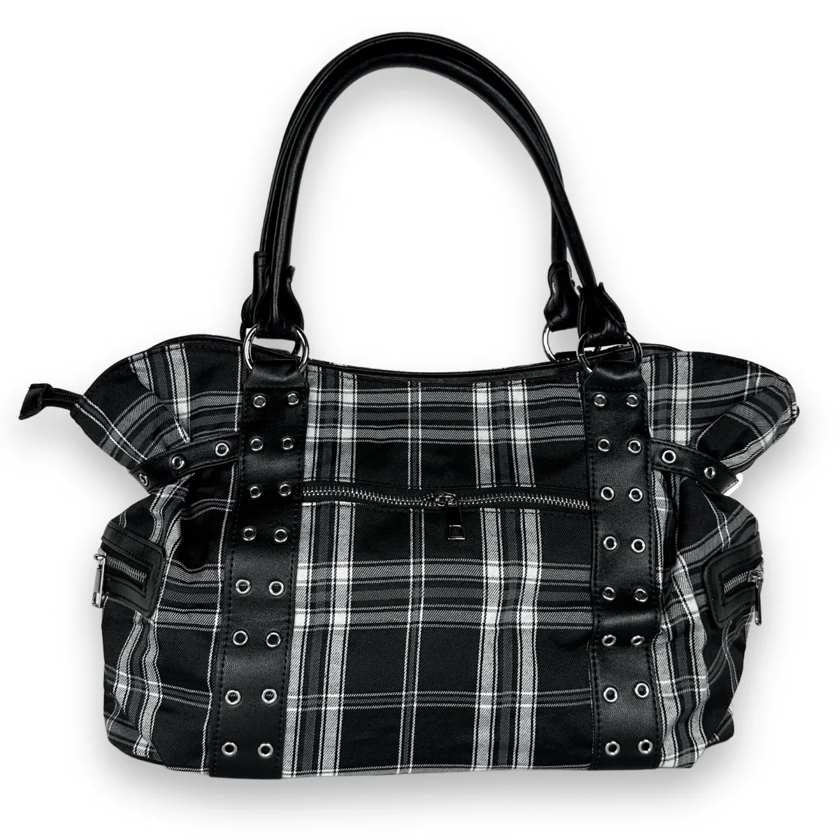 Punk Plaid Shoulder Bags & Crossbody Bag