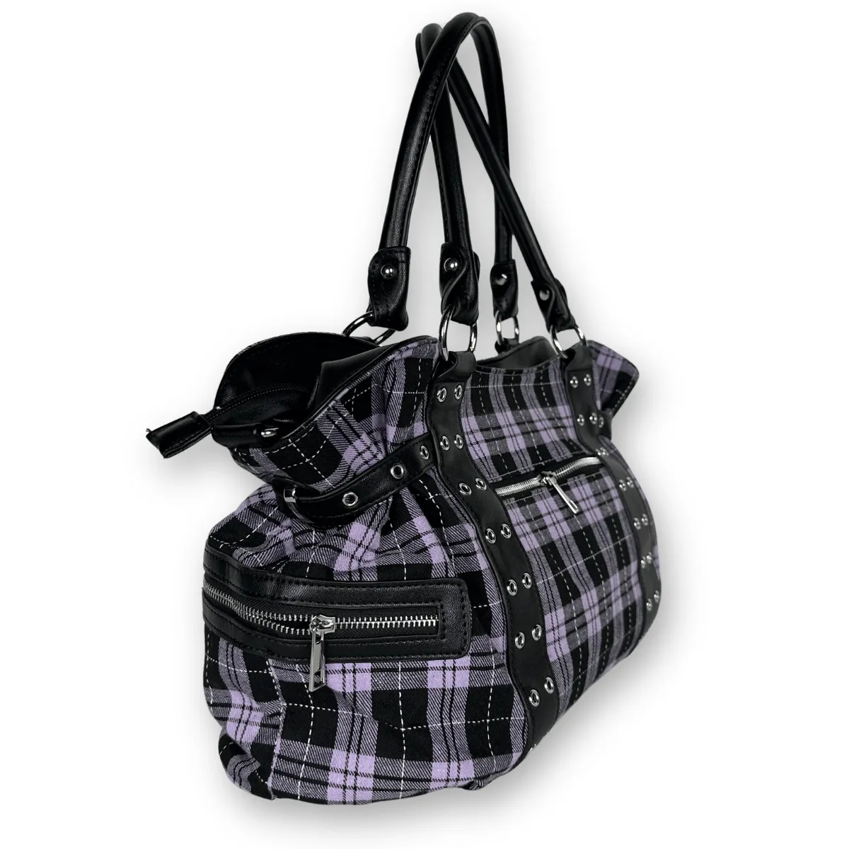 Punk Plaid Shoulder Bags & Crossbody Bag