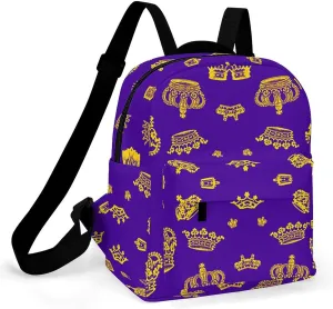 Royal Crown Casual Women's Backpack, Lightweight, Waterproof, Versatile Daily Bag