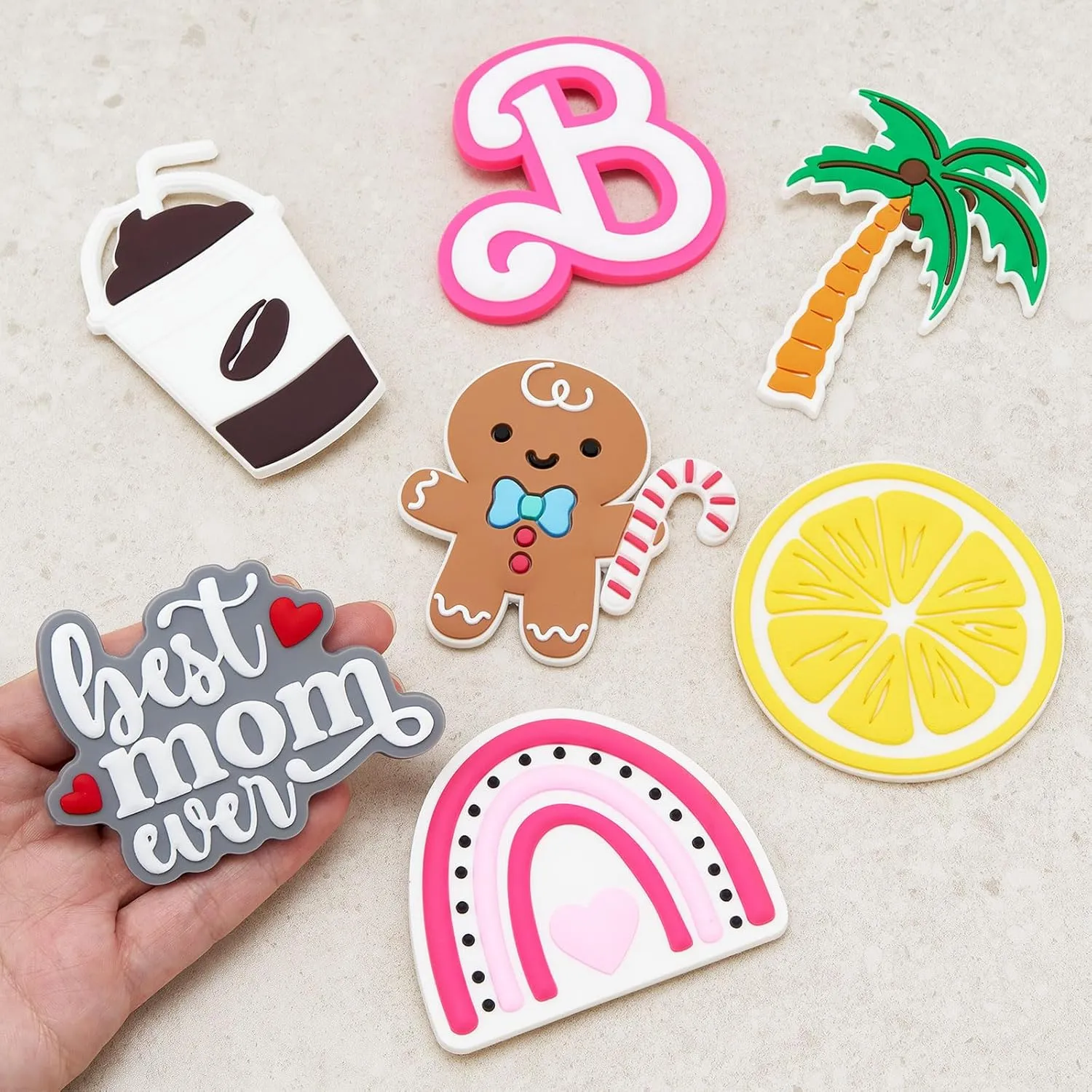 Rubber Beach Bag Accessories,Bogg Bag Lovely DIY Charms