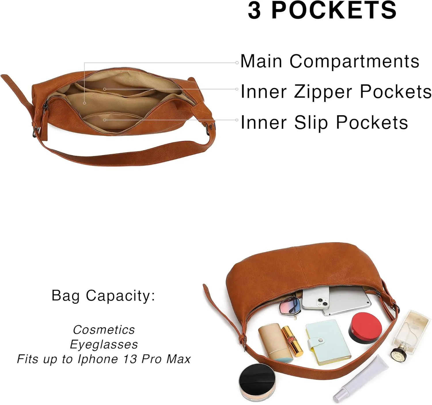 Scarleton Purses for Women, Crossbody Bags for Women, Lightweight with 2 Straps Shoulder Bag for Casual & Party, H2088