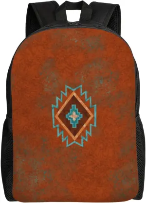 Southwest Canyons Diamond Minimalist Laptop Backpack  Waterproof Business Travel Bag, Breathable Design, Modern Work & Leisure