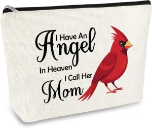 Sympathy Gifts for Loss of Mom Makeup Bag Memorial Gifts for Loss of Mom Mother Bereavement Memorial Gift Mothers Day Remembrance in Memory of Loved One Gift Cosmetic Bag Zipper Makeup Pouch
