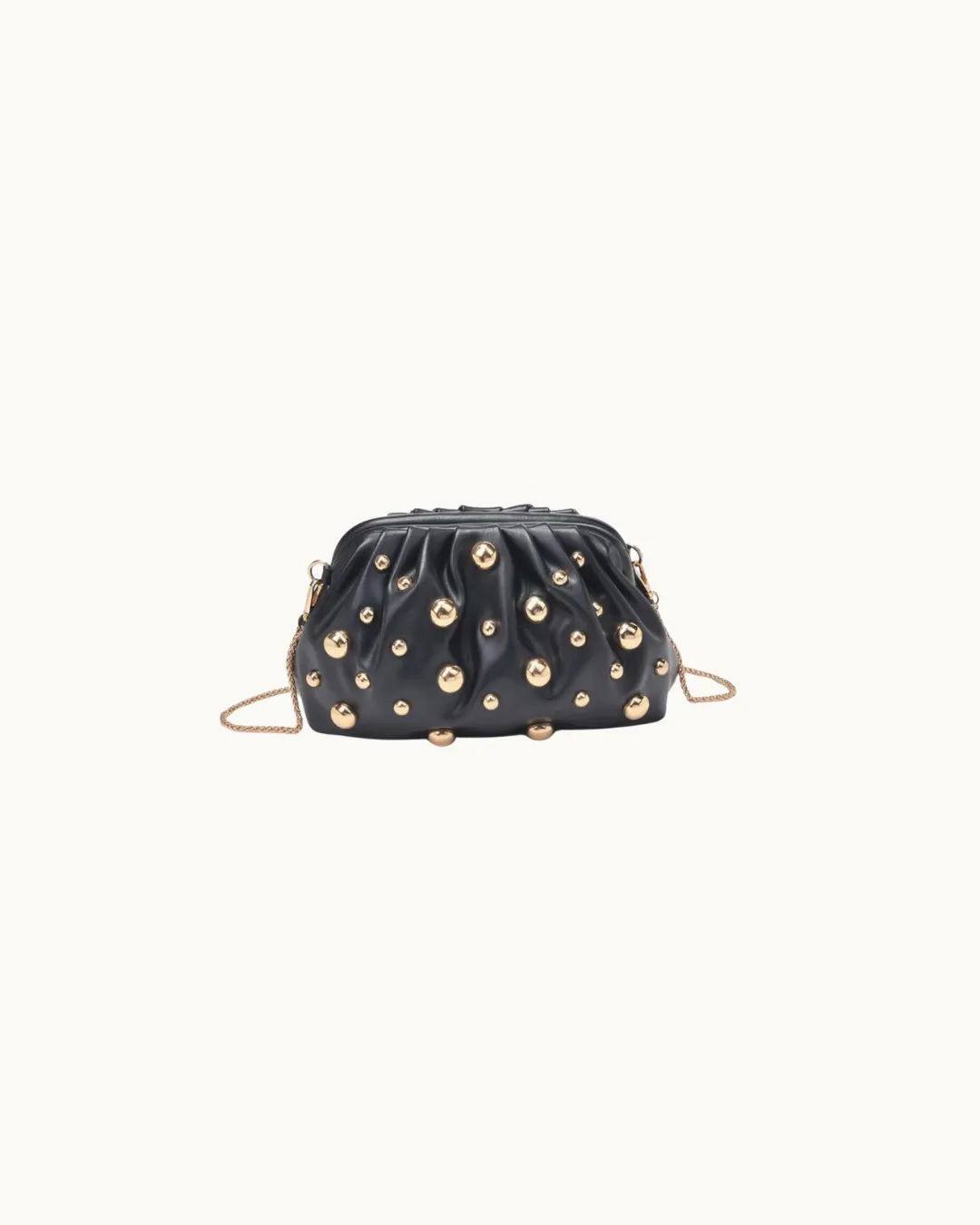 The Carey: Studded Clutch