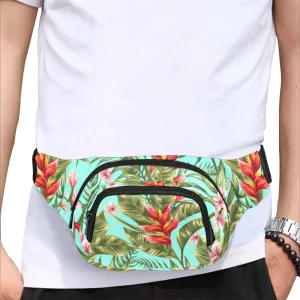 Tropical Floral Pattern Fanny Pack