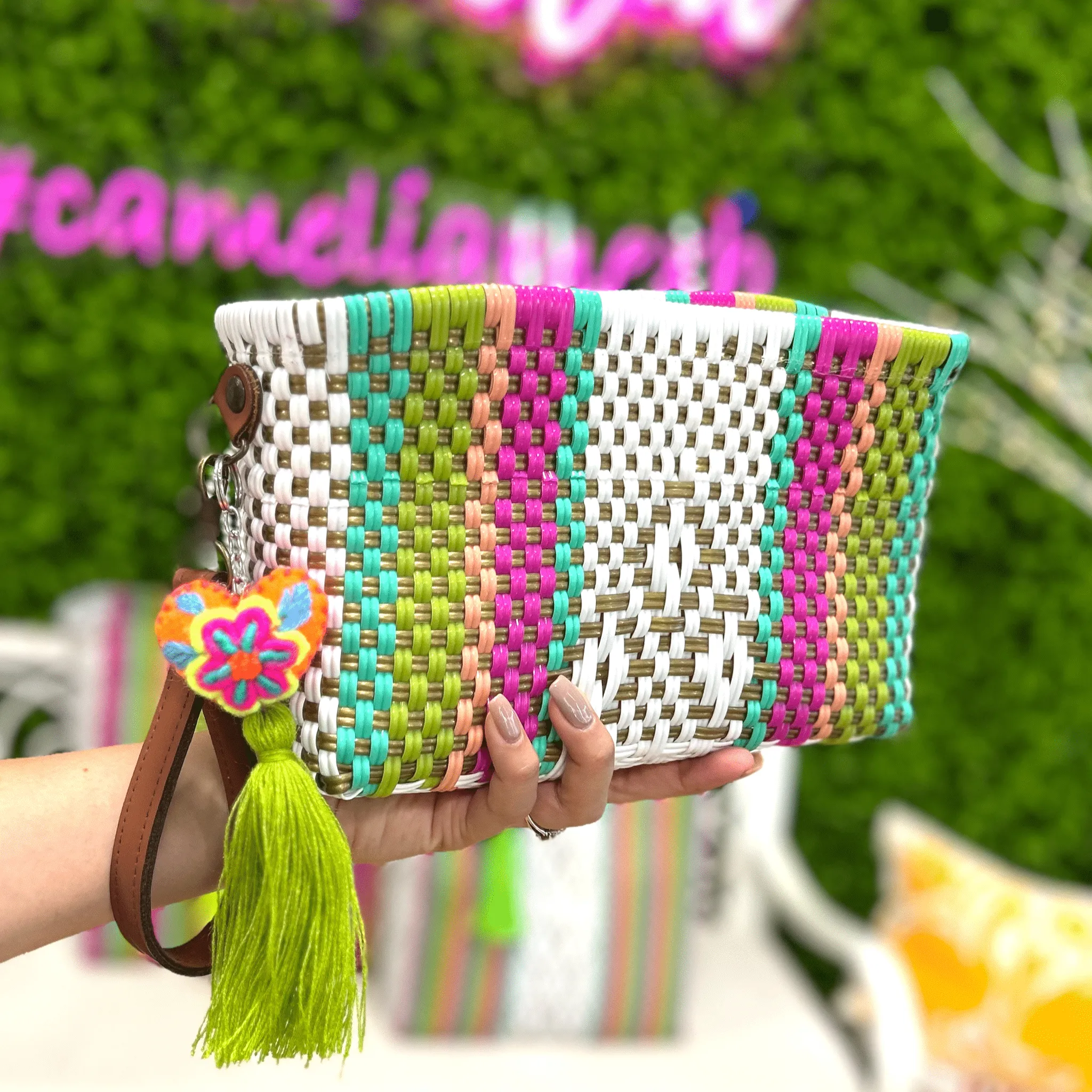 Upcycled Handwoven Crossbody Convertible - Marcela