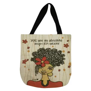 You Are an Insp-HER-ation Woven Tote Bag